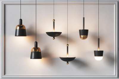 现代吊灯3D模型下载